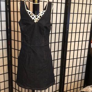 Top shop Moto Denim Sleeveless Dress  2